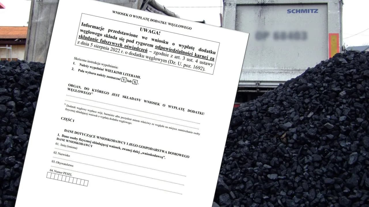 Gdzie złożyć wniosek o dofinansowanie do węgla i uniknąć problemów