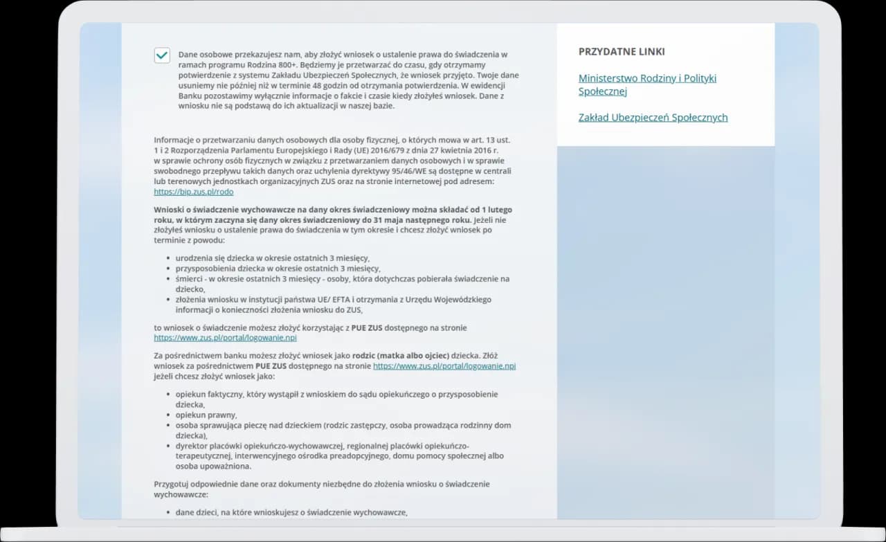 800+ dla Ukraińców: Jak złożyć wniosek i otrzymać świadczenie?