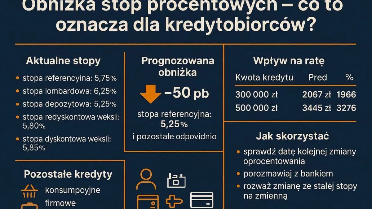 Kiedy oprocentowanie kredytów zacznie spadać i co to oznacza dla Ciebie?